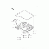 Схема вузла: Oil Pan для Kawasaki ZR800 Z800