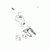 Схема узла: Информационные наклейки для Kawasaki ZX600 Ninja ZX-6R