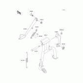 Схема вузла: Stand(s) для Kawasaki ER500 ER-5