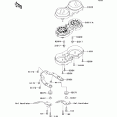 Схема вузла: Meter(s) для Kawasaki EJ800 W800