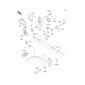 Схема вузла: Перемикач передач для Kawasaki EX500 GPZ500S