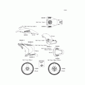 Схема вузла: Decals(green)(jef) для Kawasaki ZX1000 Ninja ZX-10R