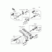 Схема вузла: Поворотники для Kawasaki ZR1000 Z1000