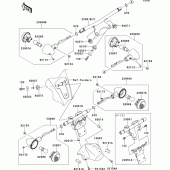 Схема узла: Поворотники для Kawasaki VN1700 VN1700 Classic Tourer ABS