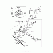 Схема вузла: Front Bevel Gear для Kawasaki ZG1400 Concours 14