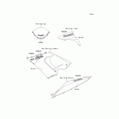 Схема вузла: Decals(green) для Kawasaki ZX636 Ninja ZX-6R