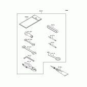 Схема вузла: Інструмент для Kawasaki KMX80 KSR-II