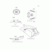 Схема вузла: Decals(orange)(green)(fefa) для Kawasaki ZX1400 Ninja ZX-14R ABS