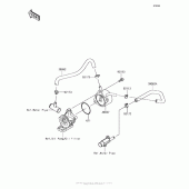 Схема узла: Масляный охладитель для Kawasaki ZX636 Ninja ZX-6R ABS KRT Edition