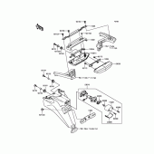 Схема вузла: Taillight(s) для Kawasaki ZG1400 Concours 14 ABS