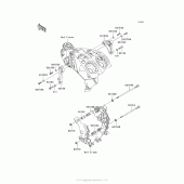 Схема вузла: Кріплення двигуна для Kawasaki ZX1400 Ninja ZX-14R ABS