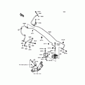 Схема вузла: Brake Piping для Kawasaki ZR800 Z800 ABS