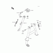 Схема узла: Подставка для Kawasaki ZX600 Ninja ZX-6