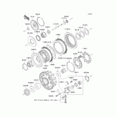 Схема вузла: Clutch(r4/r5) для Kawasaki VN1500 Vulcan 1500 Drifter