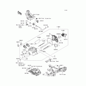 Схема вузла: Повітряний фільтр для Kawasaki EX300 Ninja 300