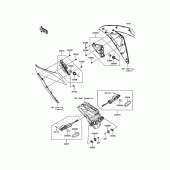 Схема узла: Поворотники для Kawasaki EX300 Ninja 300