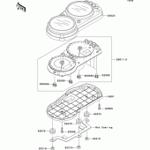 Схема вузла: Meter(s) для Kawasaki ZX636 Ninja ZX-6R
