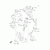 Схема узла: Under bracket для Kawasaki KLX400 KLX400SR