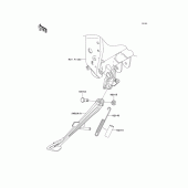 Схема узла: Подставка для Kawasaki ZR750 Z750