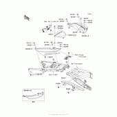 Схема узла: Side Covers/chain Cover для Kawasaki ZX1400 Ninja ZX-14R ABS