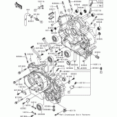 Схема узла: Картер двигателя (1/2) для Kawasaki VN1500 VN1500 Classic Tourer