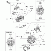 Схема узла: Головка цилиндра для Kawasaki VN1700 VN1700 Voyager ABS