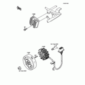 Схема вузла: Генератор для Kawasaki KMX125