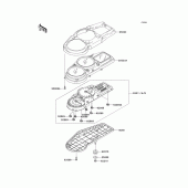 Схема вузла: Meter(s) для Kawasaki ZX1200 Ninja ZX-12R