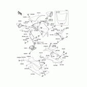 Схема узла: Облицовочные элементы для Kawasaki ZX1200 Ninja ZX-12R