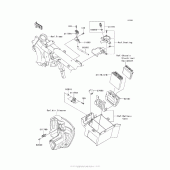 Схема вузла: Fuel Injection для Kawasaki VN1700 Vulcan 1700 Voyager