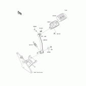 Схема узла: Лапка тормоза для Kawasaki VN1700 VN1700 Classic ABS