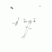 Схема вузла: Підставка для Kawasaki EL250 Eliminator 250SE