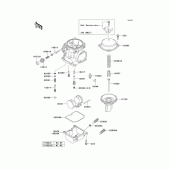 Схема вузла: Carburetor parts(1/2) для Kawasaki ZG1000 Concours