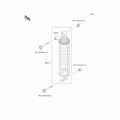 Схема вузла: Амортизатор для Kawasaki EX500 GPZ500S