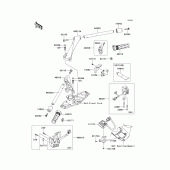 Схема узла: Руль & Пульт управления рулевой для Kawasaki ZG1400 Concours 14 ABS