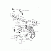 Схема вузла: Повітряний фільтр Kawasaki ZX1400 Ninja ZX-14R ABS SE