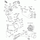 Схема вузла: Масляний насос для Kawasaki VN1600 VN1600 Classic