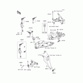 Схема вузла: Замок запалювання для Kawasaki EX400 Ninja 400R