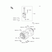 Схема узла: Коленчатый вал для Kawasaki EJ650 W650