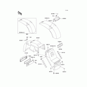 Схема узла: Крыло для Kawasaki ZG1200 Voyager XII