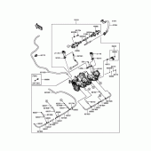 Схема вузла: Throttle для Kawasaki ZX1000 Ninja ZX-10R ABS