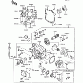 Схема вузла: Front bevel gear(1/3) для Kawasaki ZG1000 1000GTR