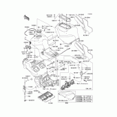 Схема вузла: Fuel tank(1/2)(b3/b4) для Kawasaki ZX1200 Ninja ZX-12R