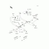 Схема узла: Выхлопная система (s) для Kawasaki EJ800 W800