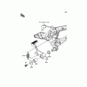 Схема вузла: Лапка гальма для Kawasaki ZR800 Z800 ABS