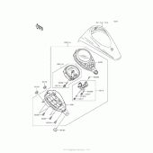 Схема вузла: Meter(S) для Kawasaki VN900 Vulcan 900 Custom