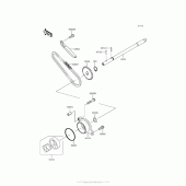 Схема вузла: Масляний насос Kawasaki VN900 Vulcan 900 Classic LT