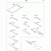 Схема узла: Owner`s tools для Kawasaki ZR800 Z800 ABS