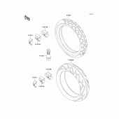 Схема вузла: Шини для Kawasaki ZG1000 Concours