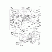 Схема узла: Throttle(1/2) для Kawasaki VN1500 Vulcan 1500 Classic FI